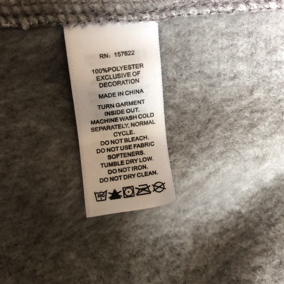 Eddie Bauer Jacket Women’s Gray Knit Fleece Hoodie Zip Up Running Hiking - Picture 5 of 5